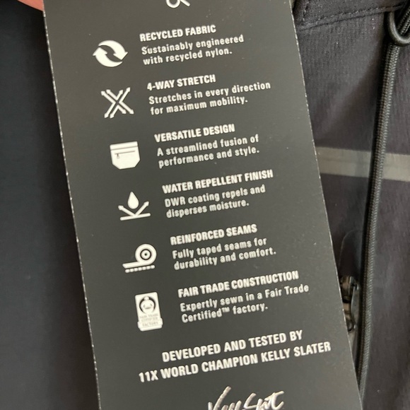 brand new outerknown apex jacket by kelly slater! size small - Picture 3 of 10